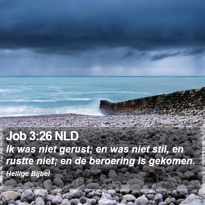 Job 3:26 NLD Bible Study