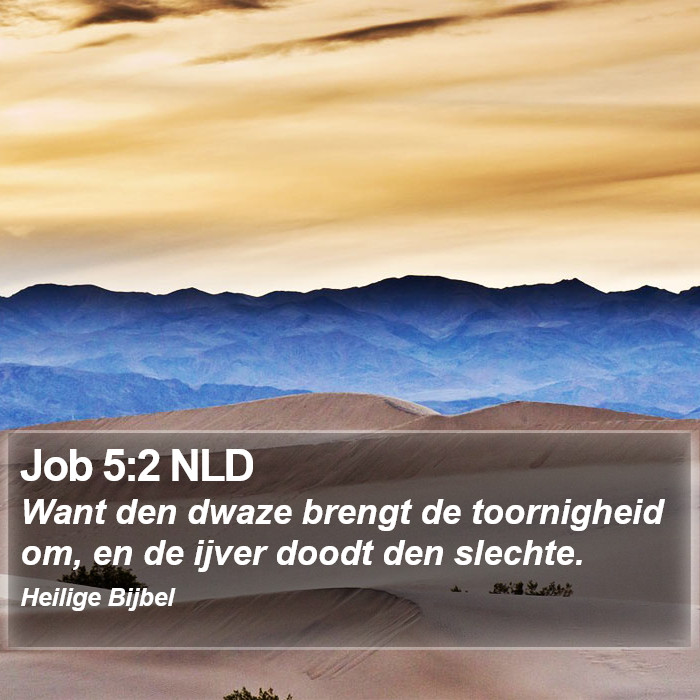 Job 5:2 NLD Bible Study