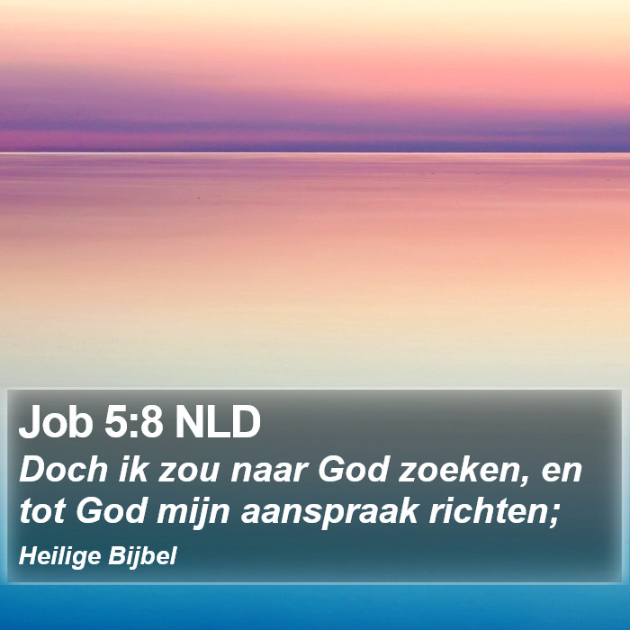 Job 5:8 NLD Bible Study