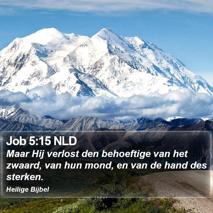 Job 5:15 NLD Bible Study