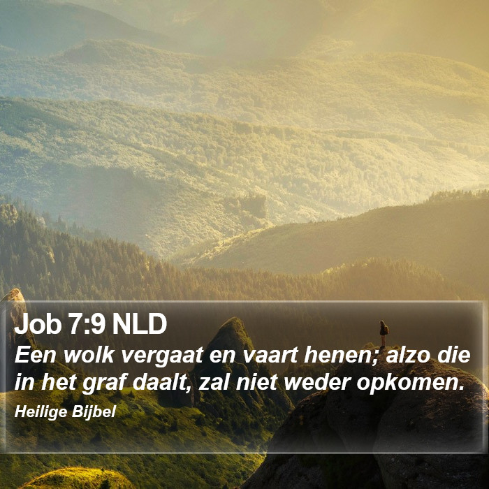 Job 7:9 NLD Bible Study