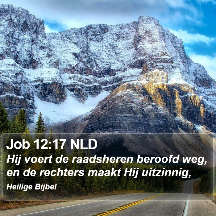 Job 12:17 NLD Bible Study