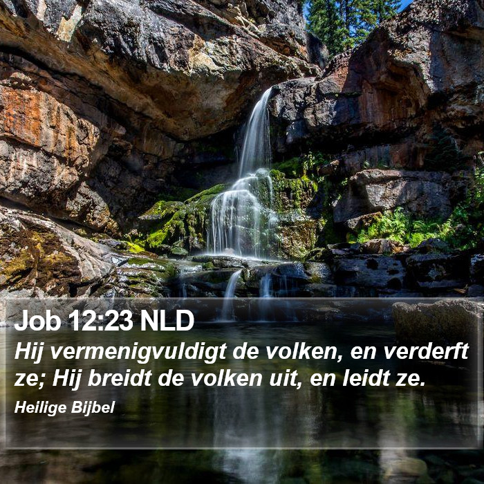 Job 12:23 NLD Bible Study