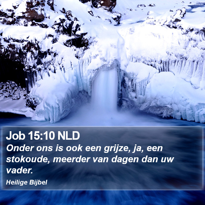 Job 15:10 NLD Bible Study