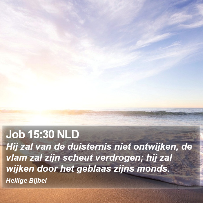Job 15:30 NLD Bible Study