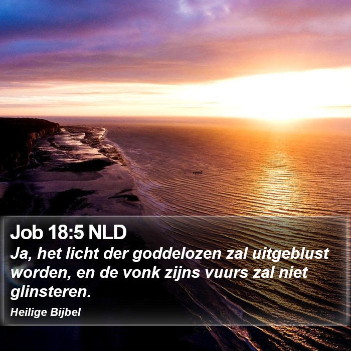 Job 18:5 NLD Bible Study