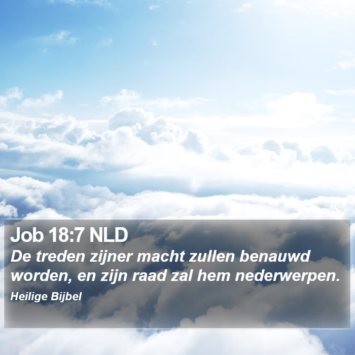 Job 18:7 NLD Bible Study