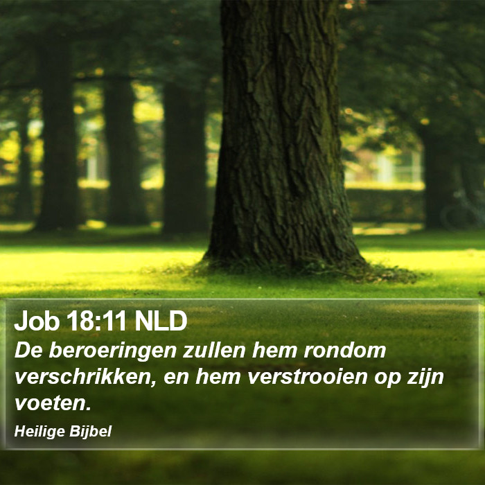 Job 18:11 NLD Bible Study