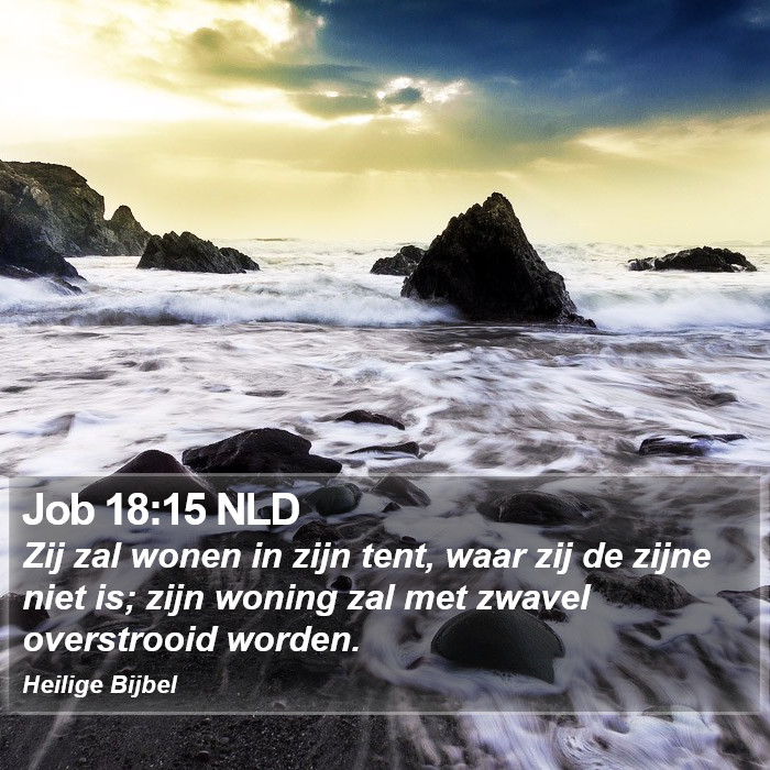 Job 18:15 NLD Bible Study