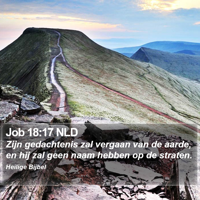 Job 18:17 NLD Bible Study