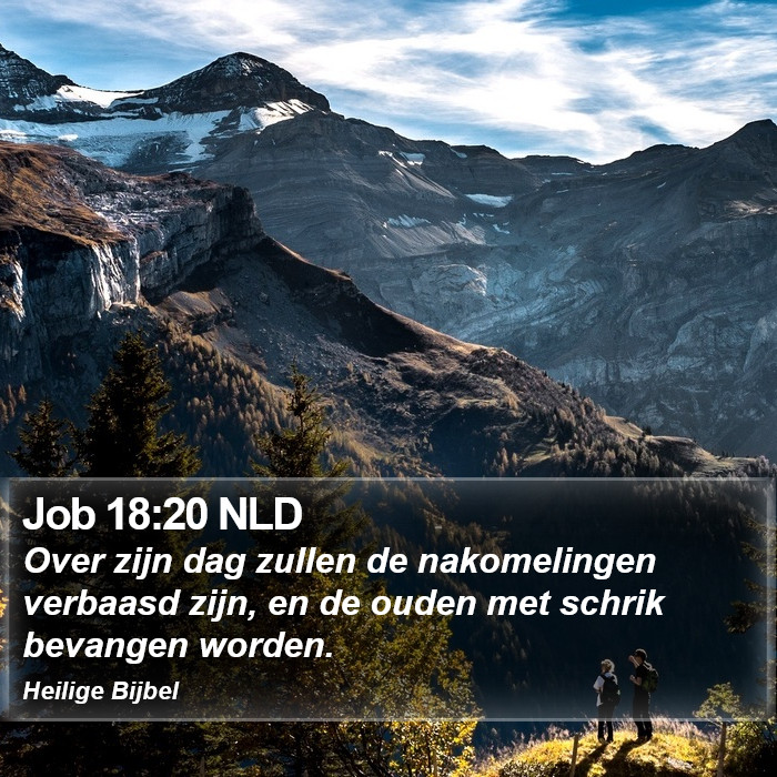 Job 18:20 NLD Bible Study