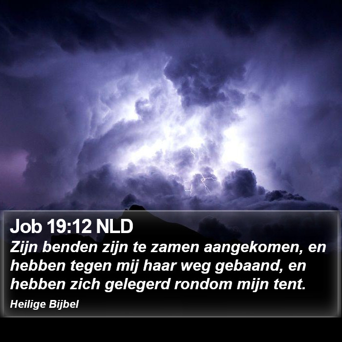 Job 19:12 NLD Bible Study