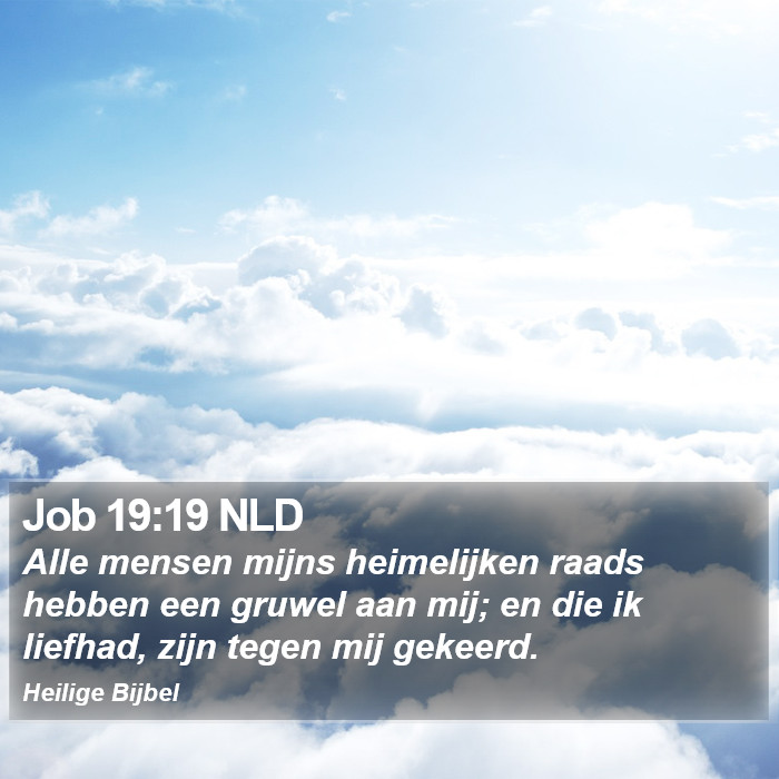 Job 19:19 NLD Bible Study