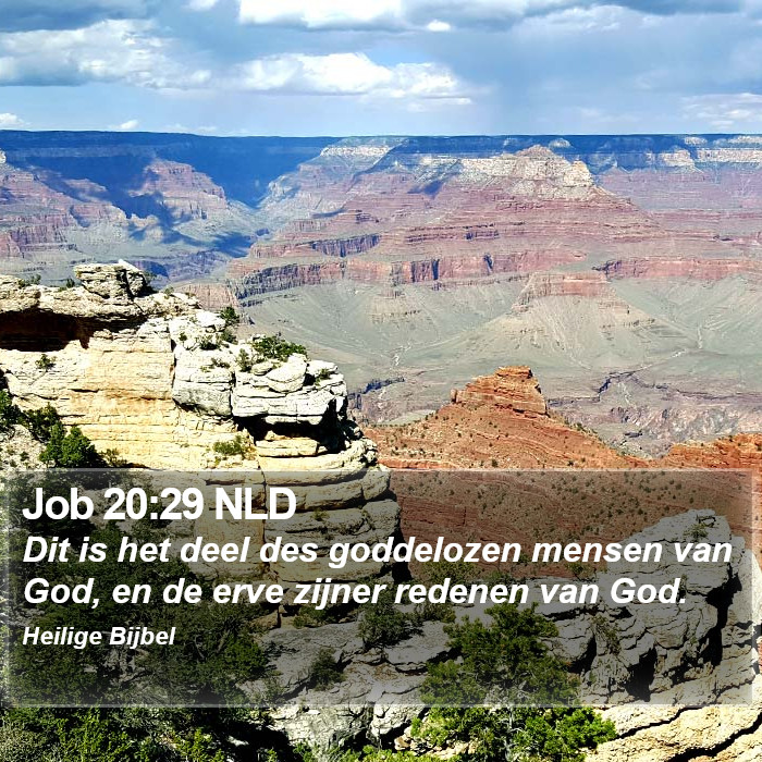 Job 20:29 NLD Bible Study