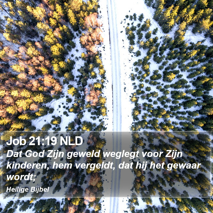 Job 21:19 NLD Bible Study