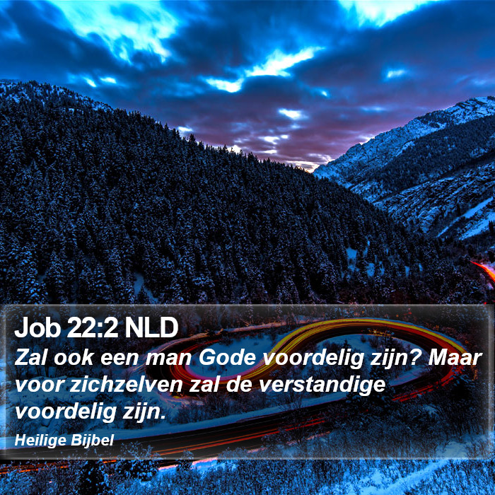 Job 22:2 NLD Bible Study