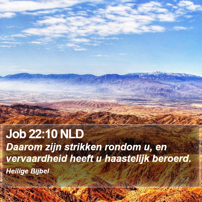 Job 22:10 NLD Bible Study