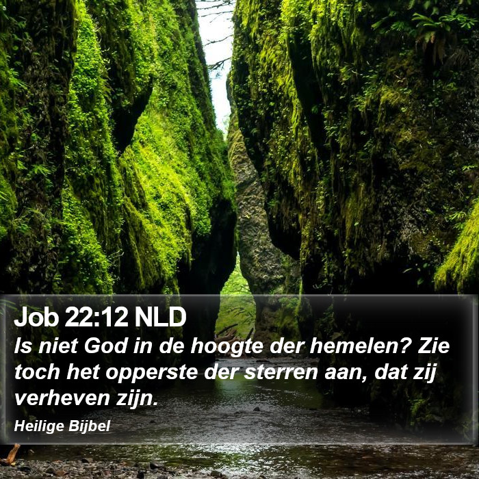 Job 22:12 NLD Bible Study