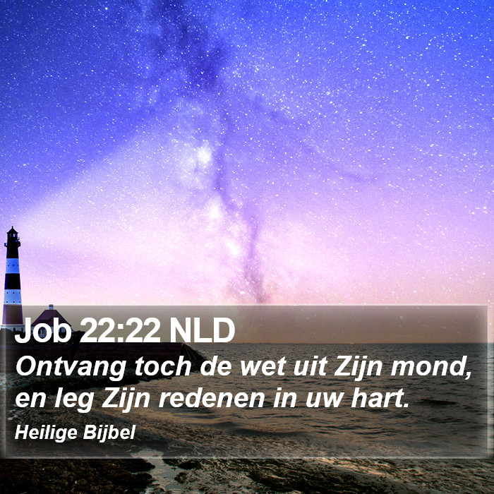 Job 22:22 NLD Bible Study