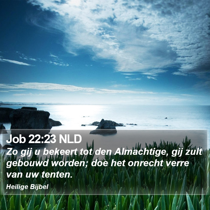 Job 22:23 NLD Bible Study