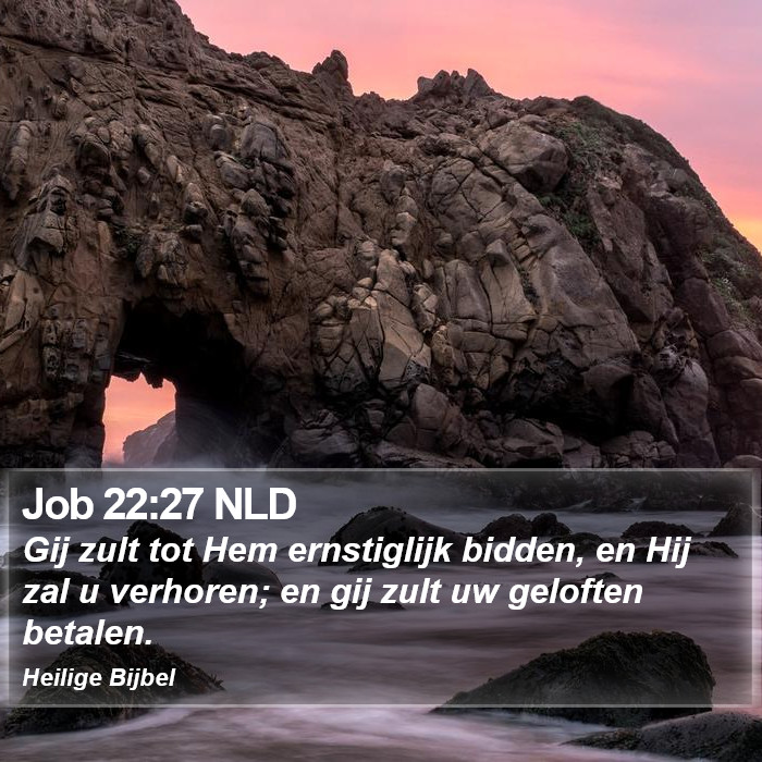 Job 22:27 NLD Bible Study