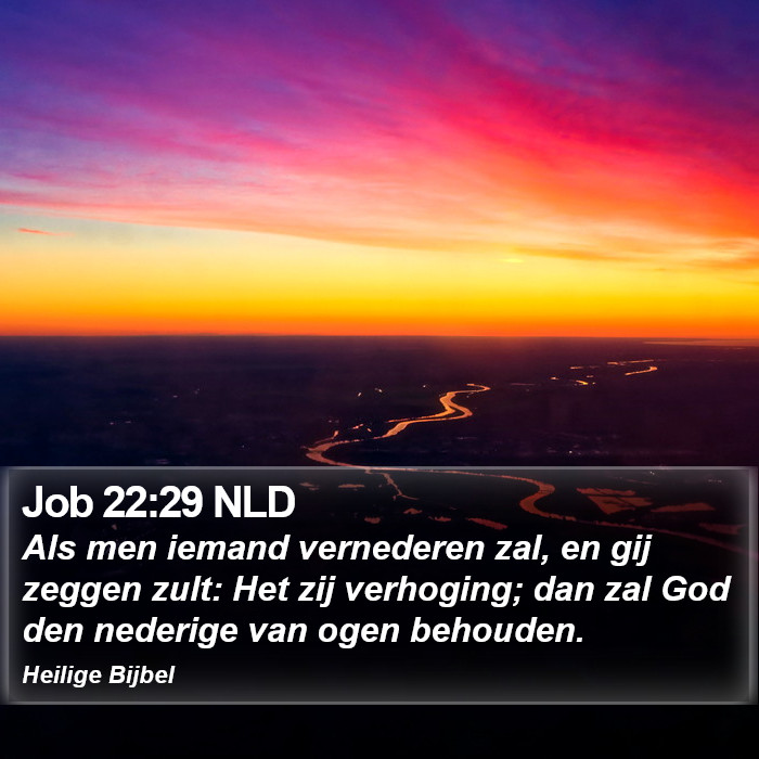 Job 22:29 NLD Bible Study