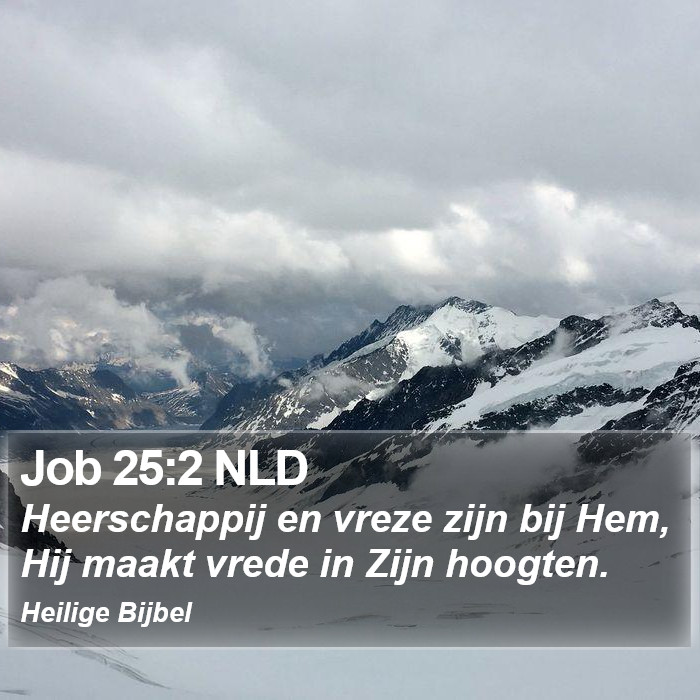 Job 25:2 NLD Bible Study