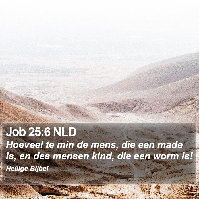 Job 25:6 NLD Bible Study