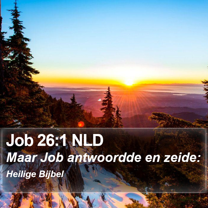 Job 26:1 NLD Bible Study