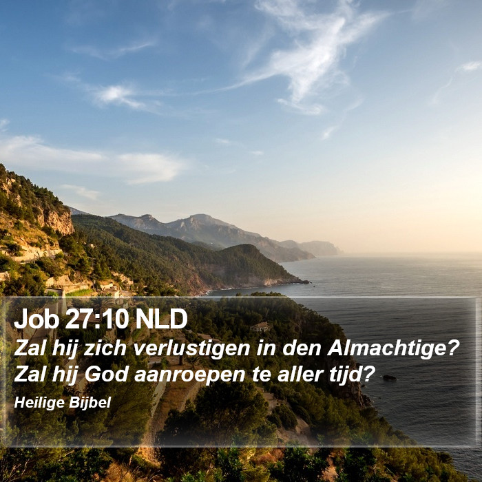 Job 27:10 NLD Bible Study