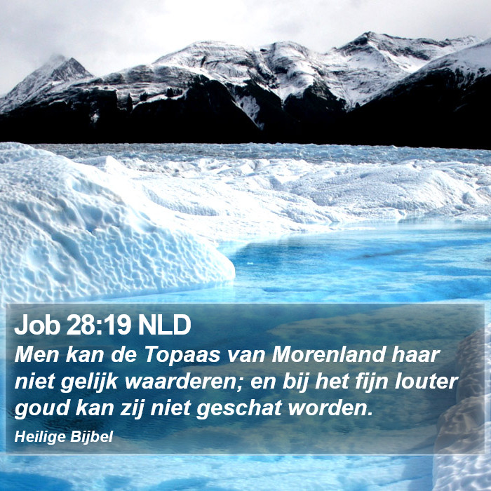 Job 28:19 NLD Bible Study