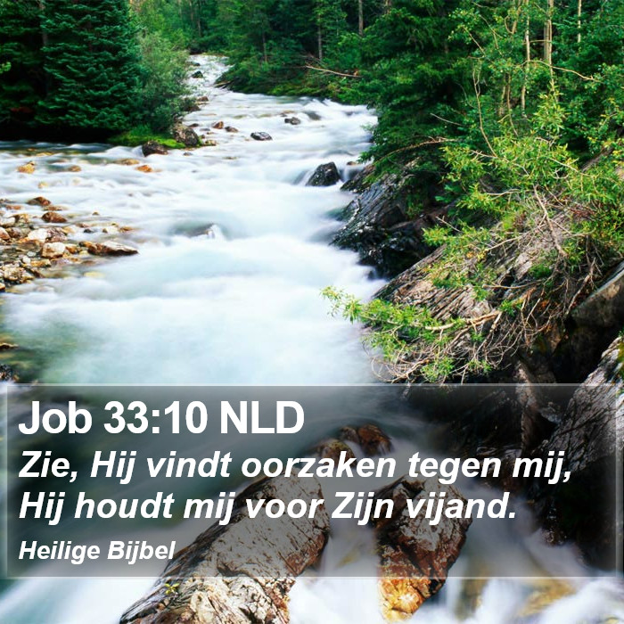 Job 33:10 NLD Bible Study