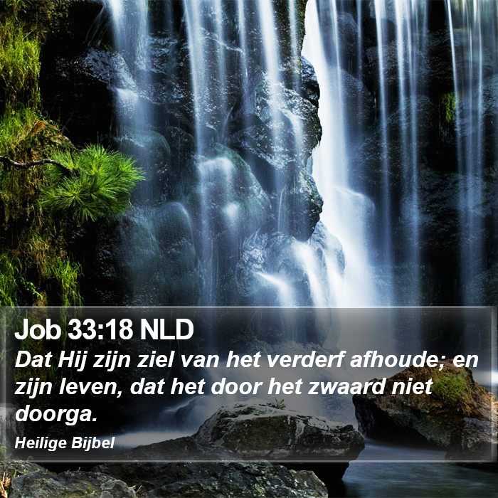 Job 33:18 NLD Bible Study