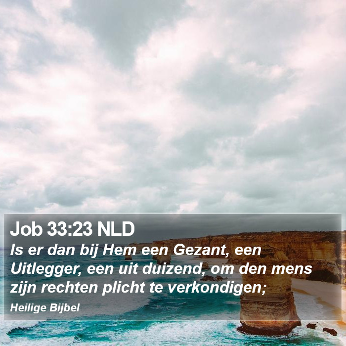 Job 33:23 NLD Bible Study