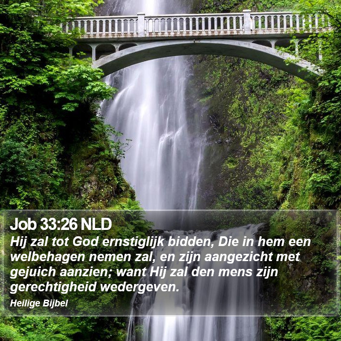 Job 33:26 NLD Bible Study