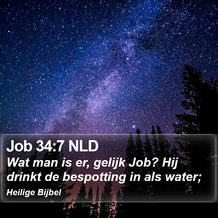 Job 34:7 NLD Bible Study