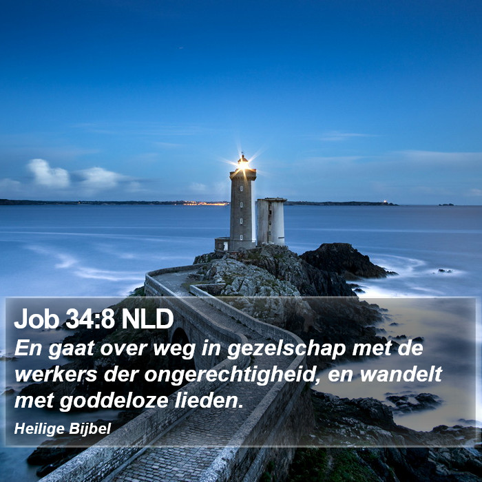 Job 34:8 NLD Bible Study