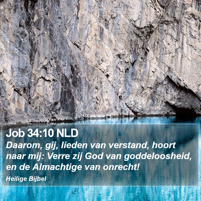 Job 34:10 NLD Bible Study
