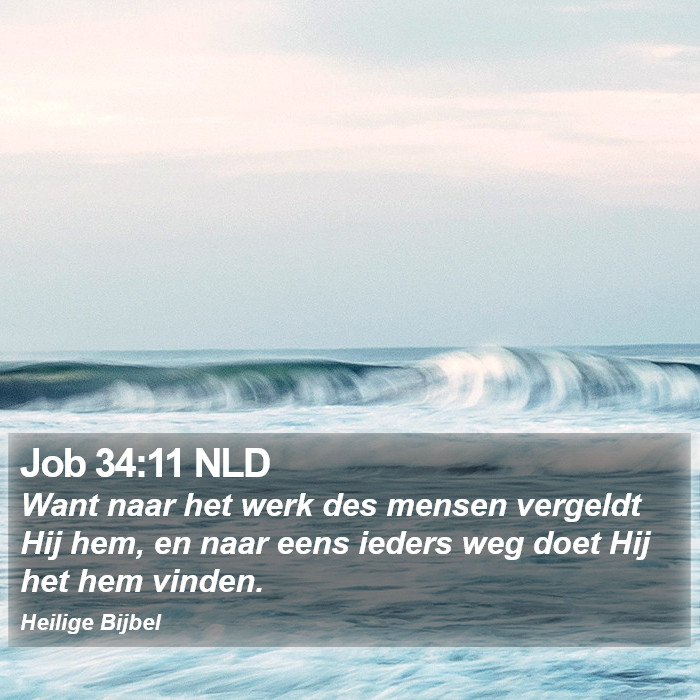 Job 34:11 NLD Bible Study