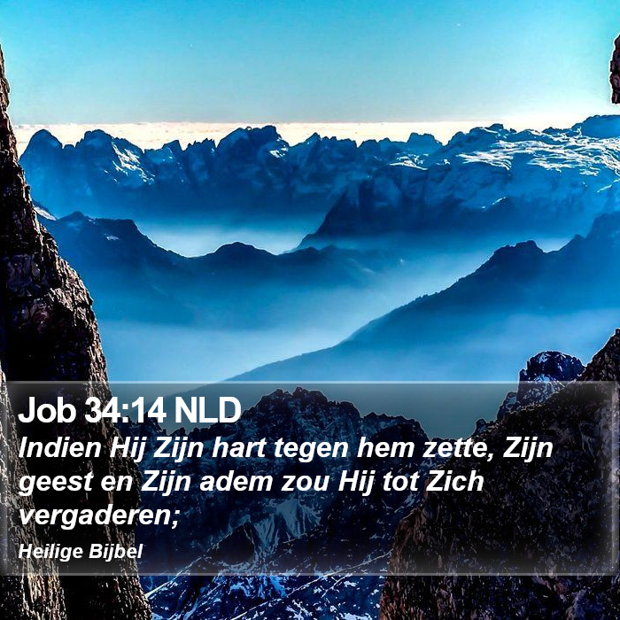 Job 34:14 NLD Bible Study