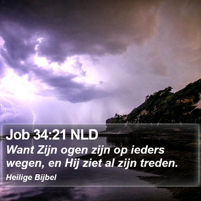 Job 34:21 NLD Bible Study
