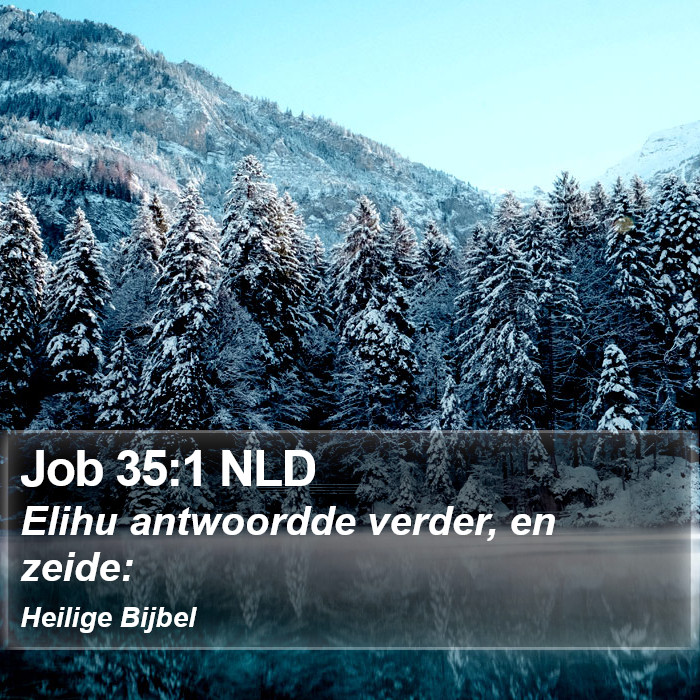 Job 35:1 NLD Bible Study
