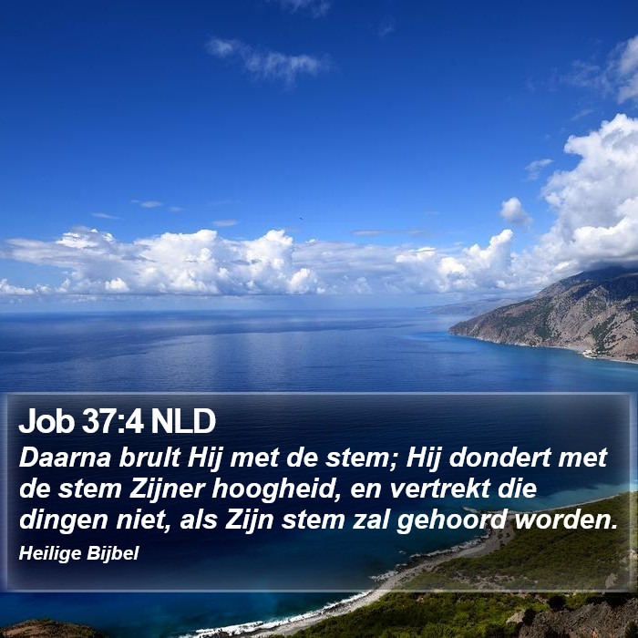 Job 37:4 NLD Bible Study