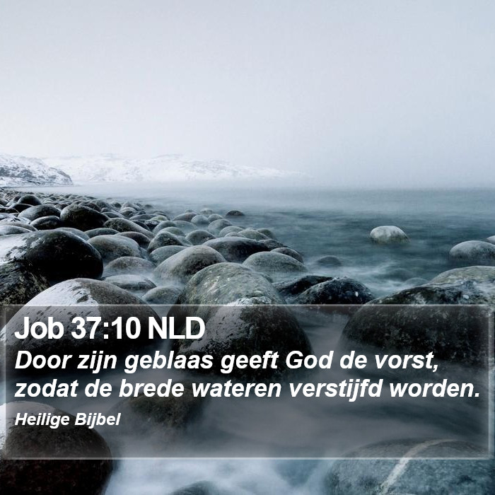 Job 37:10 NLD Bible Study