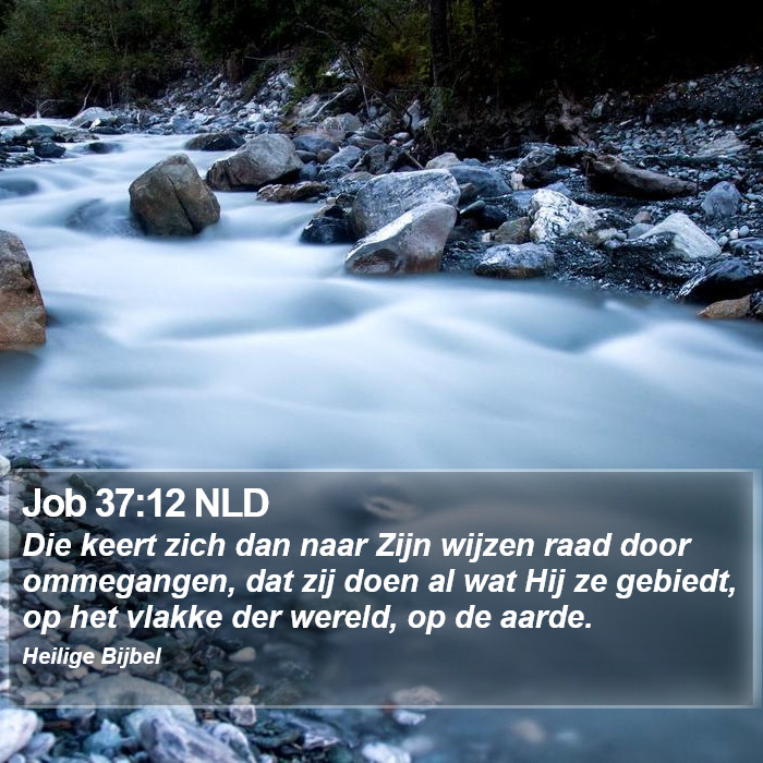 Job 37:12 NLD Bible Study