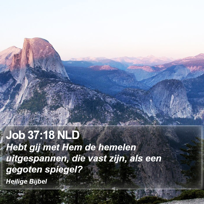 Job 37:18 NLD Bible Study