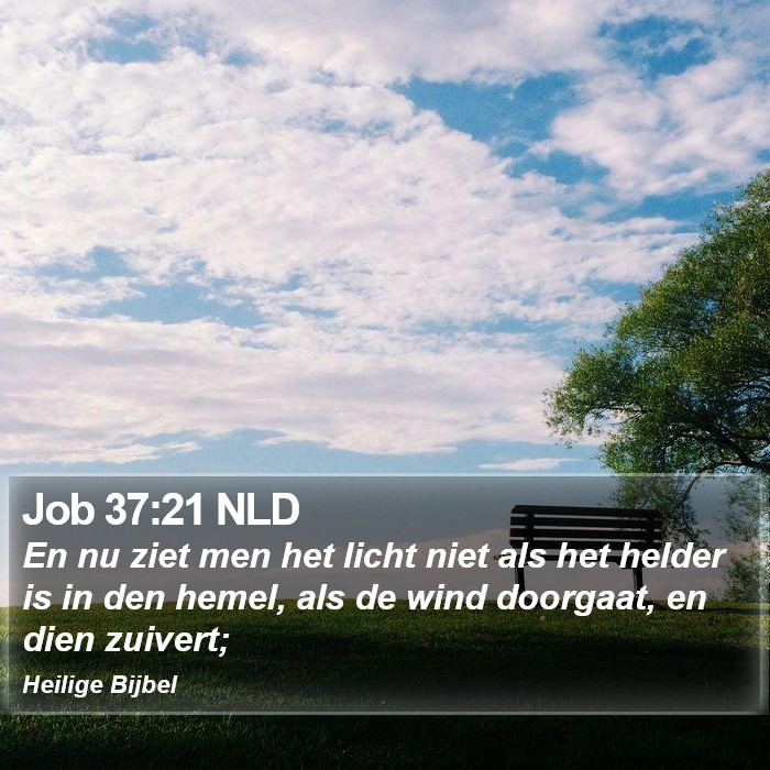 Job 37:21 NLD Bible Study