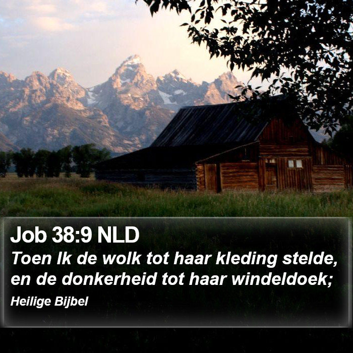 Job 38:9 NLD Bible Study