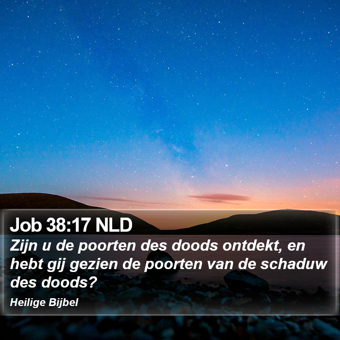 Job 38:17 NLD Bible Study