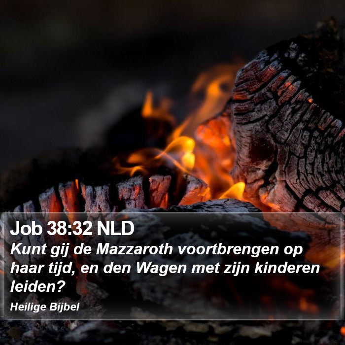 Job 38:32 NLD Bible Study